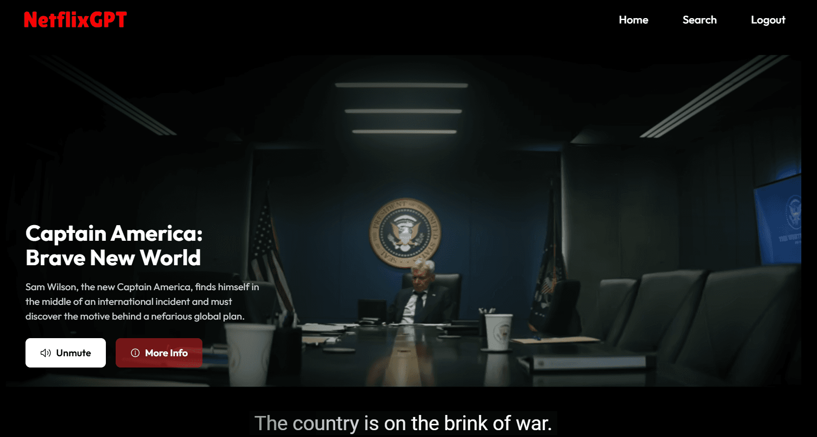 NetflixGPT screenshot